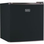 BLACK+DECKER Compact Mini Fridge with Freezer, Black