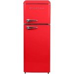 Frigidaire Retro 2-Door Apartment Refrigerator, 7.5 cu ft