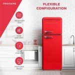 Frigidaire Retro 2-Door Apartment Refrigerator, 7.5 cu ft