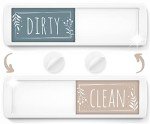 Magnetic Clean Dirty Sign for Dishwashers