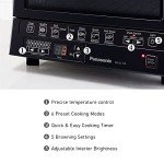 Panasonic FlashXpress 4-Slice Toaster Oven, Black