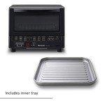 Panasonic FlashXpress 4-Slice Toaster Oven, Black