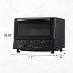 Panasonic FlashXpress 4-Slice Toaster Oven, Black