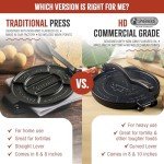 Victoria Cast Iron Tortilla and Roti Press 8