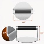 Stainless Steel Smash Burger Press with Non-Stick Surface