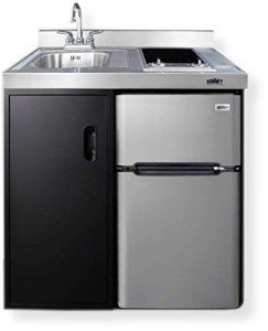 36" All-In-One Kitchenette with Refrigerator and Cooktop