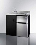 36" All-In-One Kitchenette with Refrigerator and Cooktop