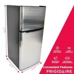 Frigidaire 2-Door 4.6 Cu Ft Stainless Steel Refrigerator