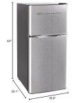 Frigidaire 2-Door 4.6 Cu Ft Stainless Steel Refrigerator