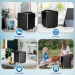 Simple Deluxe Portable Mini Fridge for Skincare & Beverages