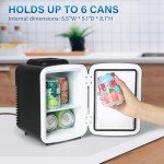 Simple Deluxe Portable Mini Fridge for Skincare & Beverages