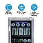 NewAir 96 Can Beverage Refrigerator Mini Bar