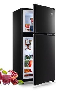 KRIB BLING 3.5 Cu.Ft Mini Fridge with Freezer