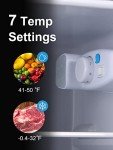 KRIB BLING 3.5 Cu.Ft Mini Fridge with Freezer