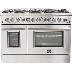 FORNO Galiano 48" Dual Fuel Range with Ovens