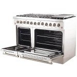 FORNO Galiano 48" Dual Fuel Range with Ovens