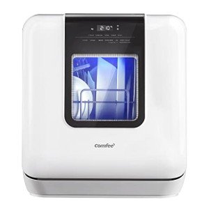COMFEE' Portable Countertop Dishwasher with 7 Programs