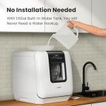 COMFEE' Portable Countertop Dishwasher with 7 Programs