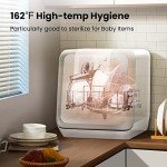 COMFEE' Portable Countertop Dishwasher with 7 Programs