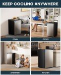 Upstreman 4.4 Cu.Ft Mini Fridge with Freezer