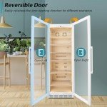 Tylza 13.8 Cu Ft Glass Door Beverage Refrigerator