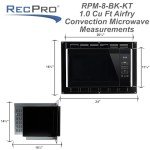 RecPro RV Kitchen Air Fryer & Microwave Combo