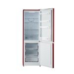 Wine Red Retro Refrigerator with Bottom Freezer 24
