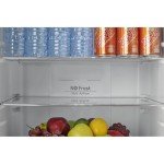 Wine Red Retro Refrigerator with Bottom Freezer 24
