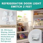 4-Pack Fridge Door Light Switches for Major Brands