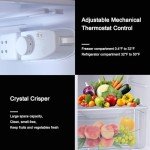 WANAI Retro 4.5 Cu.Ft. Compact Mini Refrigerator