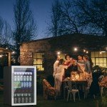 4.5 Cu.ft Beverage Cooler Mini Fridge with Glass Door