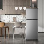 WANAI Retro 4.5 Cu.Ft. Compact Mini Refrigerator