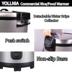 YOLLNIA Portable Commercial Rice Warmer, 18.1QT