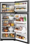 GE 28" Energy Star Top Freezer Refrigerator, Stainless Steel