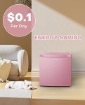 Upstreman 1.7 Cu.ft Mini Fridge with Freezer