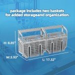 Dishwasher Cutlery Basket Replacement for Bosch - Set of 2