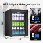 Feelfunn 2.6 Cu.Ft Beverage Cooler - 95 Can