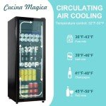 Cucina Magica 4.8 Cu.Ft Beverage Mini Fridge