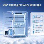 Feelfunn 2.6 Cu.Ft Beverage Cooler - 95 Can