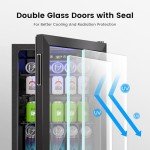 Feelfunn 2.6 Cu.Ft Beverage Cooler - 95 Can