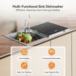TECASA Built-In Stainless Steel Dish Washer