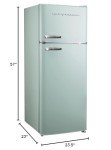 Frigidaire Retro 2-Door Apartment Refrigerator, Mint