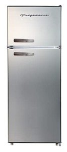 Frigidaire Retro 2-Door Apartment Refrigerator Freezer