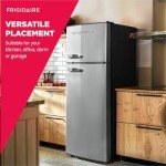 Frigidaire Retro 2-Door Apartment Refrigerator Freezer