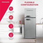 Frigidaire Retro 2-Door Apartment Refrigerator Freezer