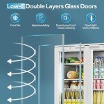 Tylza 7.2 Cu.Ft Double Door Back Bar Fridge