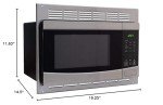 Stainless Steel 1.0 Cu. Ft. RV Microwave Oven