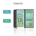HAILANG 3.1 Cu.Ft Compact Mini Fridge with Freezer