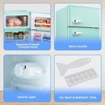 Electactic 3.2 Cu.Ft Compact Mini Fridge with Freezer