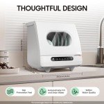 Compact Countertop Dishwasher with Built-in Water Tank